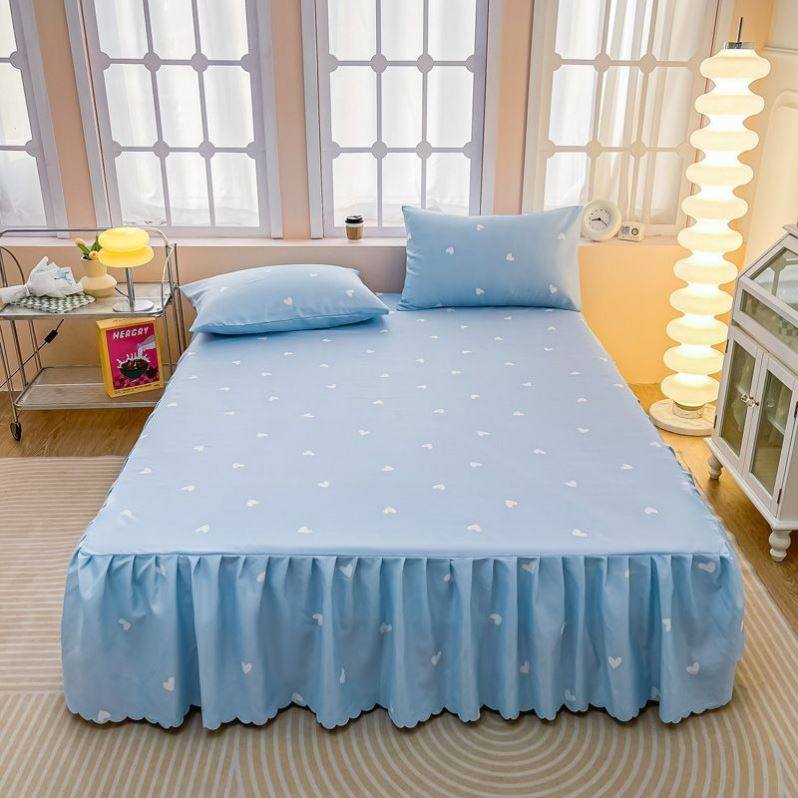 磨毛床裙单件韩版席梦思床保护套防滑床笠床单席梦思床罩三件套,淘宝优惠券,粉丝福利购,淘宝优惠卷
