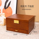 Jiang Gongfu Jewelry Box Multi-layer Multifunctional Pure Solid Wood