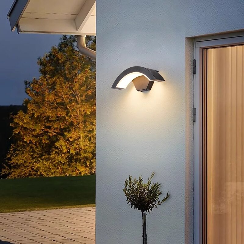 户外防水壁灯外墙别墅庭院室内外阳台现代简约室 外走廊过道led灯 - 图0