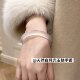 Ice-clear natural chalcedony, agate, white moonlight, lychee jelly bracelet, peace jade bracelet, birthday gift for best friend