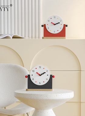 简约座钟家用摆件饰品