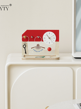 玄关钥匙收纳摆件客厅鞋柜托盘