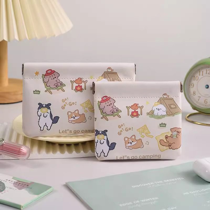 口红包化妆品收纳包自动闭合弹片耳机数据线杂物收纳袋便携眼镜袋,淘宝优惠券,粉丝福利购,淘宝优惠卷