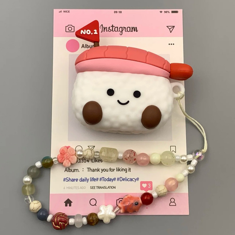 甜甜圈甜虾寿司碱水结面包AirPods1/2代新款AirPods3代华为Freebudspro2/3/4/5无线蓝牙Airpodspro2代耳机盒,淘宝优惠券,粉丝福利购,淘宝优惠卷