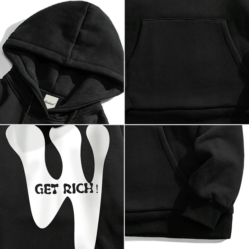 candowel发泡字母印花设计感卫衣 candowel卫衣