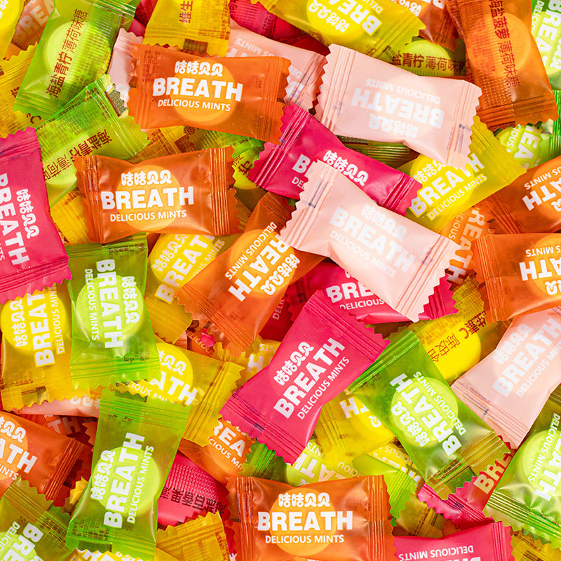 【5斤无糖薄荷批发】海盐百香果润喉火锅酒店餐厅招待糖网红糖果,淘宝优惠券,粉丝福利购,淘宝优惠卷