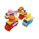 Magnetic alloy ice cream burger car toys