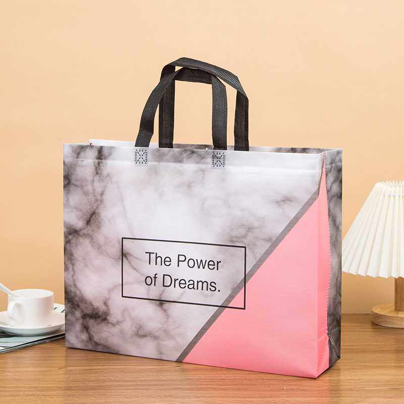 新款直销无纺布手提袋定制logo购物宣传包装袋覆膜环保礼品袋丝印,淘宝优惠券,粉丝福利购,淘宝优惠卷