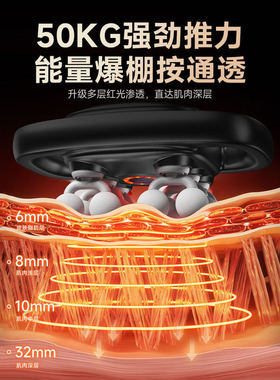 康佳筋膜枪肌肉按摩仪器12头电动