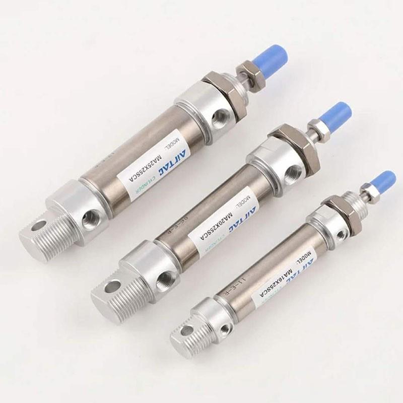 亚德客原装MA16-10/15/20/25-50-75-100-125-S-CA不锈钢迷你气缸 - 图3