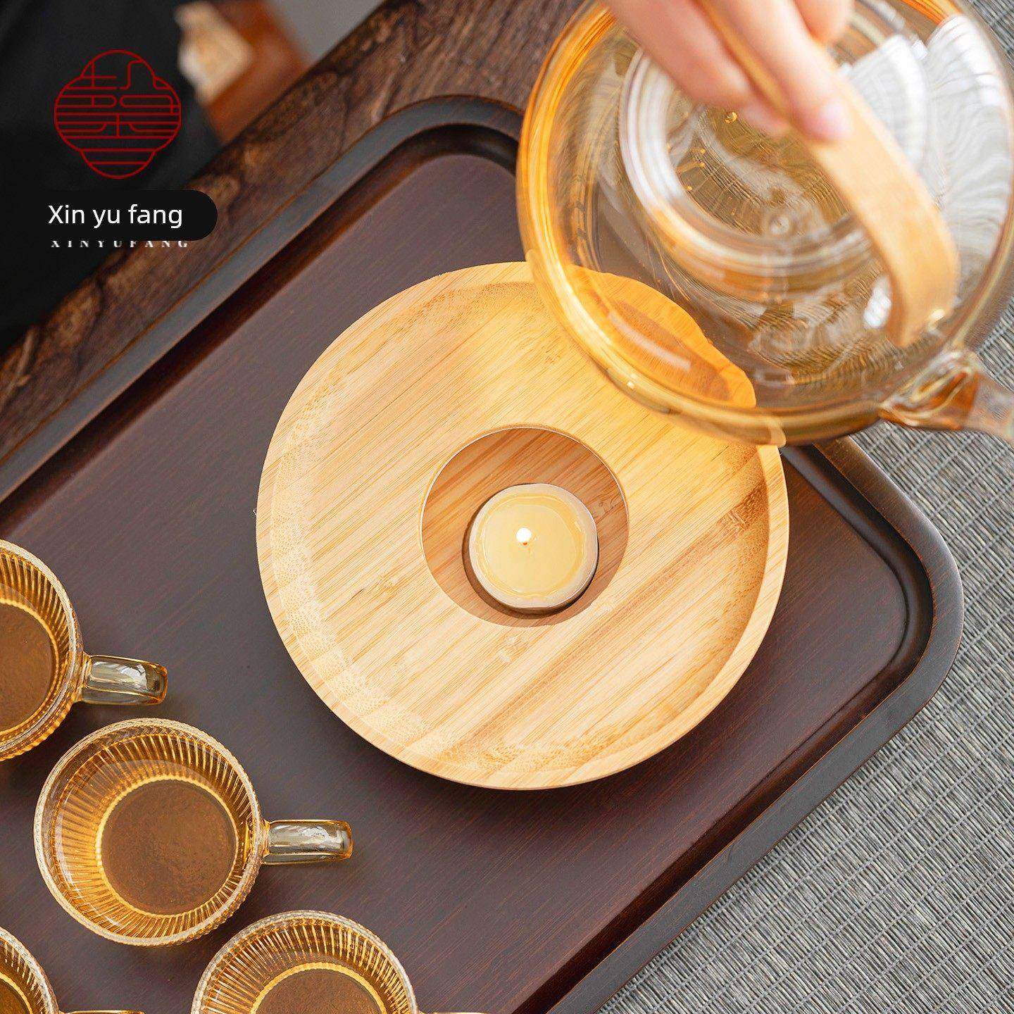 简约百搭玻璃花茶温茶UNB炉套装家壶用养生梁壶蜡提烛围炉茶煮杯,淘宝优惠券,粉丝福利购,淘宝优惠卷