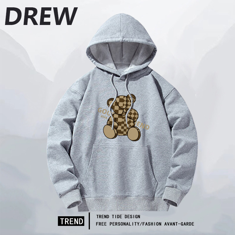 DREWHILE2023年秋上新连帽卫衣