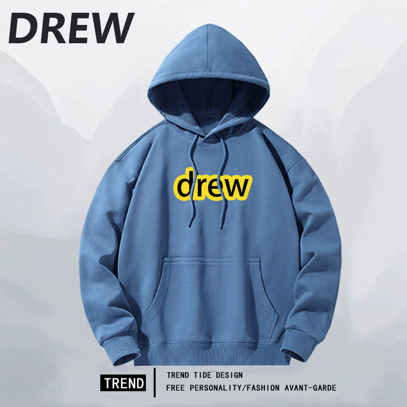 DREWHILE2023年秋上新连帽卫衣