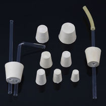 Rubber Stopper Conical Bottle Test Tube Rubber Stopper Seals Chemical Teaching Experiment Cork with holes perforated single-hole double holes