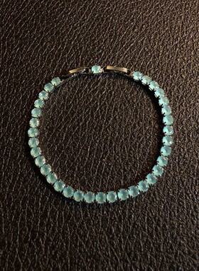 Vintage古着 Aqua Shimmer Bracelet蓝色手链