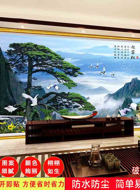客厅可以定做防水抗污自带背胶
