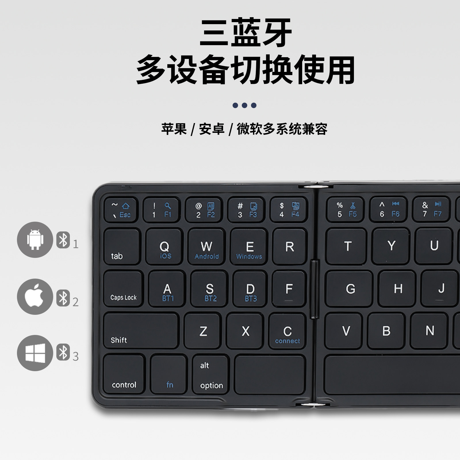 koculus蓝牙三折叠键盘超薄便携办公静音平板手机数字键鼠套装,淘宝优惠券,粉丝福利购,淘宝优惠卷