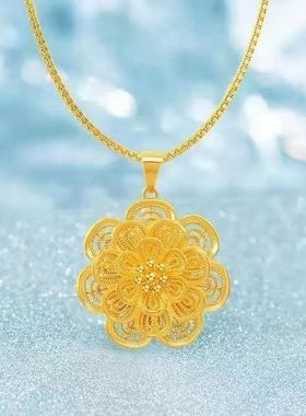 【抢!1条装送精品礼盒】大花朵项链山茶花项链时尚百搭好看不过时