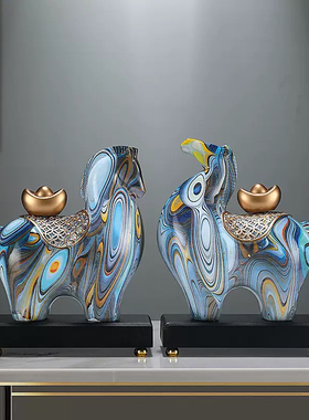 马上有钱马摆件乔迁开业礼物