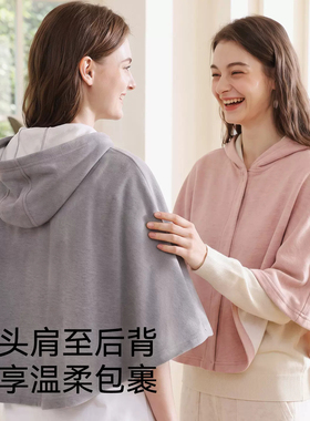 月子披肩产后秋外搭2026新款防风护头保暖斗篷围巾护肩颈椎小坎肩