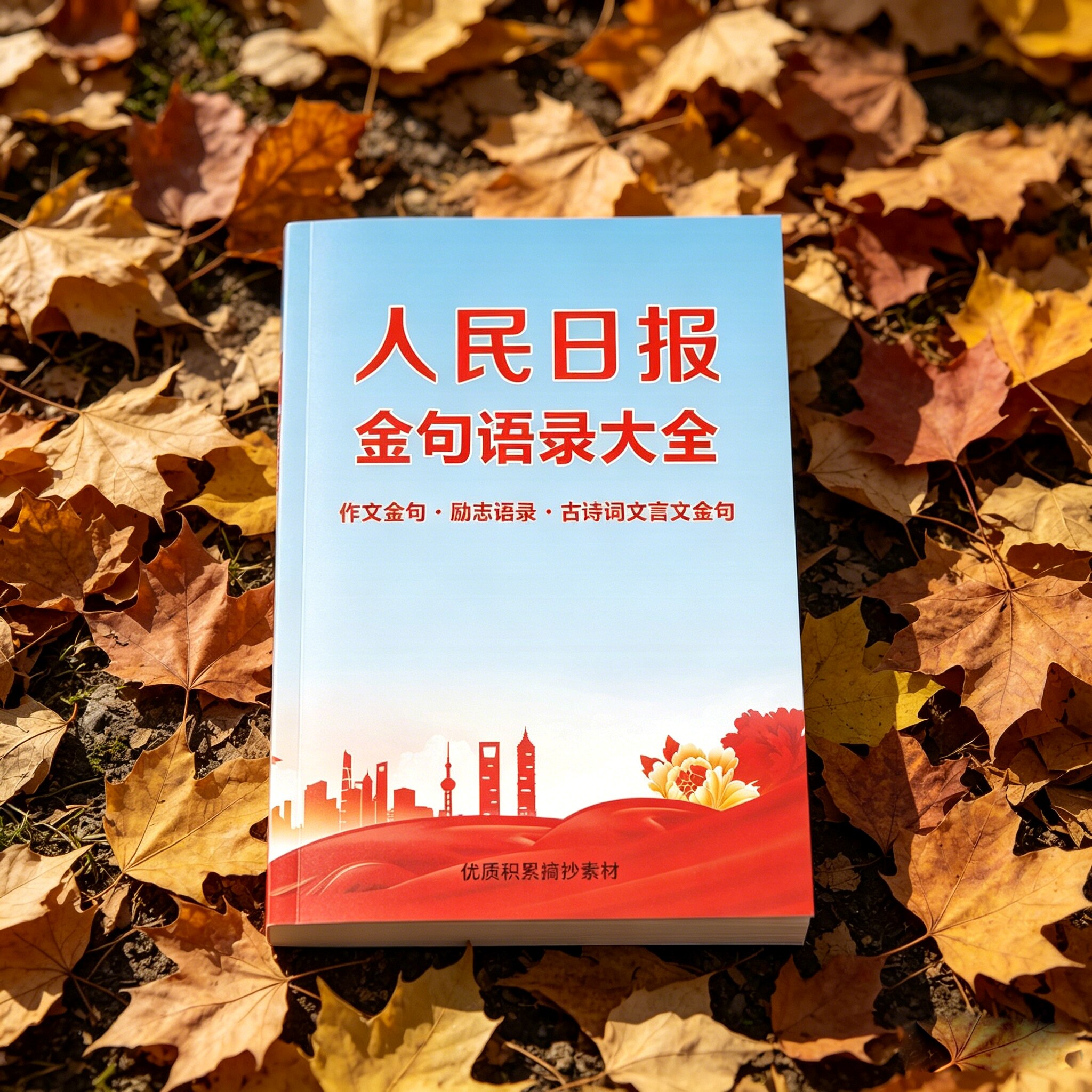 人民日报金句摘抄素材语录文案初中高中学生写作作文开头结尾大全