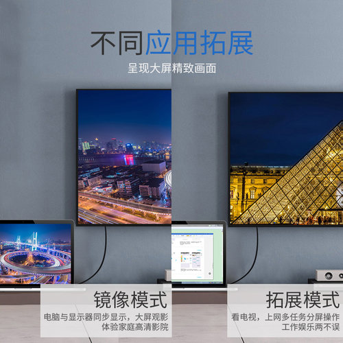 DP转VGA高清线台式电脑主机显卡显示器连接线vda转换器vja转接头 - 图2