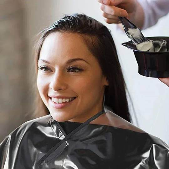 Hair Cutting Collar Waterproof Colouring Cape Barber Cloth H