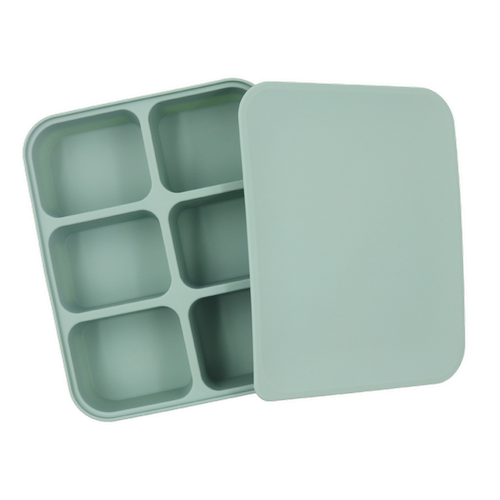 宝宝铂金级硅胶蒸糕 婴儿辅食储藏盒 家庭多功能冰块制冰硅胶模具 - 图3