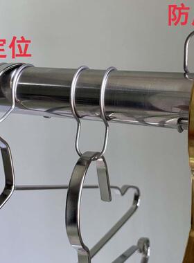 防风扣304不锈钢晾衣杆衣架固定扣防滑室外晒衣服卡扣防风固定器