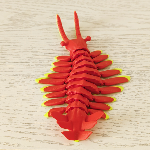 3D打印奇虾模型玩具仿真史前生物寒武纪海洋霸主恐虾关节可动手办 - 图0