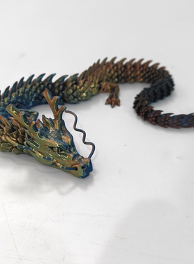 中国龙模型关节可动摆件