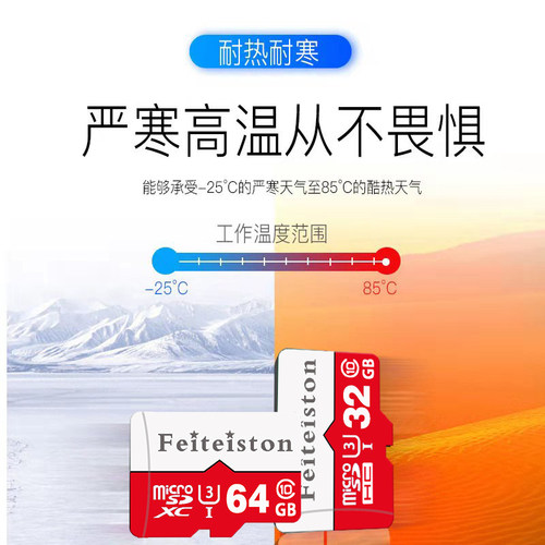 威马EX5 EX6 W6行车记录仪内存卡FAT32车载通用循环录制高速tf卡 - 图2