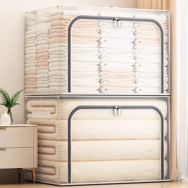 Large capacity folding quilt clothing storage box