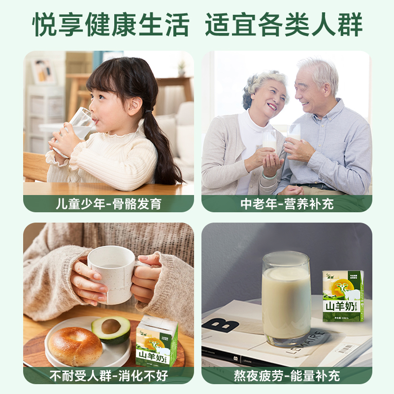 安牧山羊奶鲜奶脱膻羊乳纯无添加糖儿童羊奶孕妇山羊奶官方旗舰店 - 图3