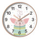 Zetao Cartoon Animal Children's Room Plastic Silent Wall Clock