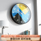 Wall clock modern minimalist clock living room home wall-mounted silent clock creative wall watch quartz clock free of punching light luxury