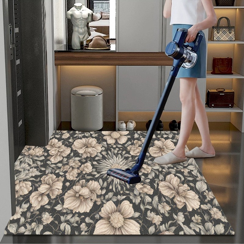 轻奢美式家用进门口地垫入户门垫防滑脚垫子门厅客厅踩脚地毯定制,淘宝优惠券,粉丝福利购,淘宝优惠卷