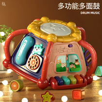 Baby hand slapping drum child slapping early education 8 Puzzle 0 1 Year Old 6-12 Month Baby Toys 2 Musical Hexahedron