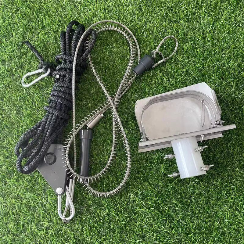 新款304不锈钢k抓猪套猪嘴套套猪防冲防咬全自动套嘴神器兽用 - 图3