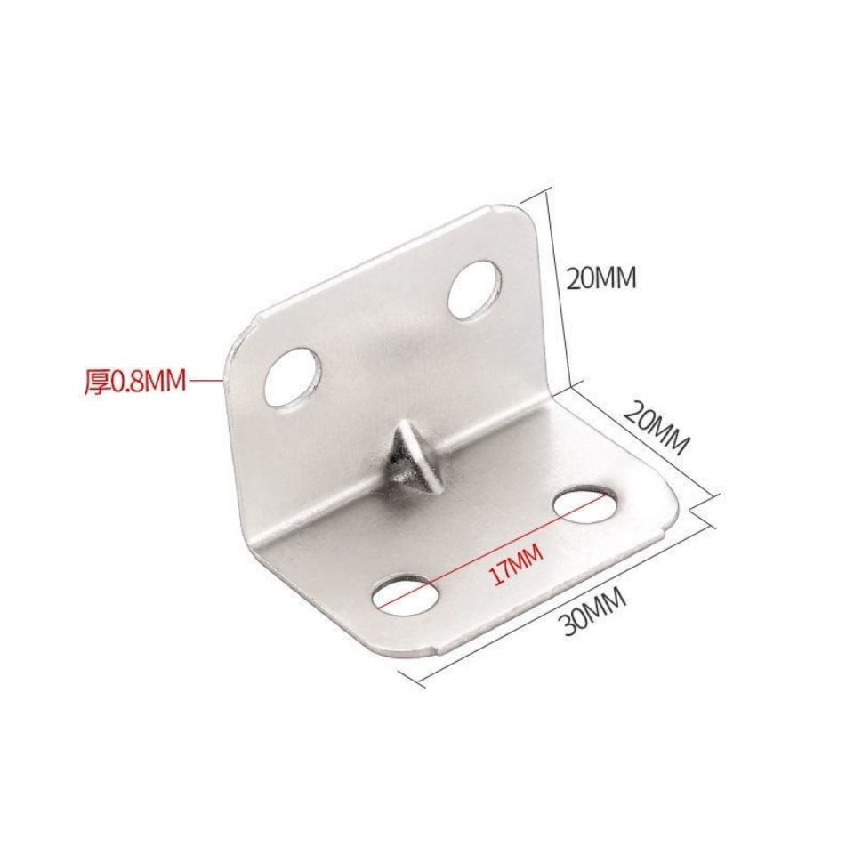 新疆包邮加厚角码角铁木板桌椅固定连接件90度直角铁层板托L型隔 - 图1