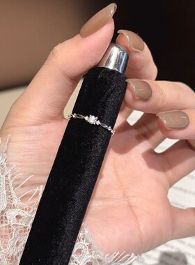 法国cherry kittys925银天使之翼莫桑指女轻奢时尚小巧指环百搭