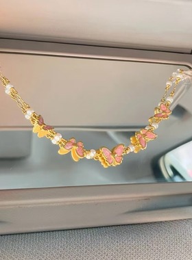 法国coopkoops925银珐琅彩少女粉蝴蝶手链新款高颜值送女友告白