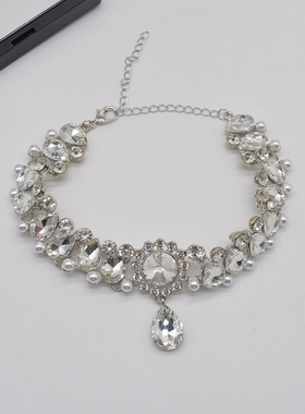 法国CoopKoop简约珍珠项链女轻奢小众高级感水钻choker颈链晚宴