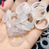Hand-held ring stall for men and women running ring agate white chalcedony bracelet ring ancient style cultural fun natural