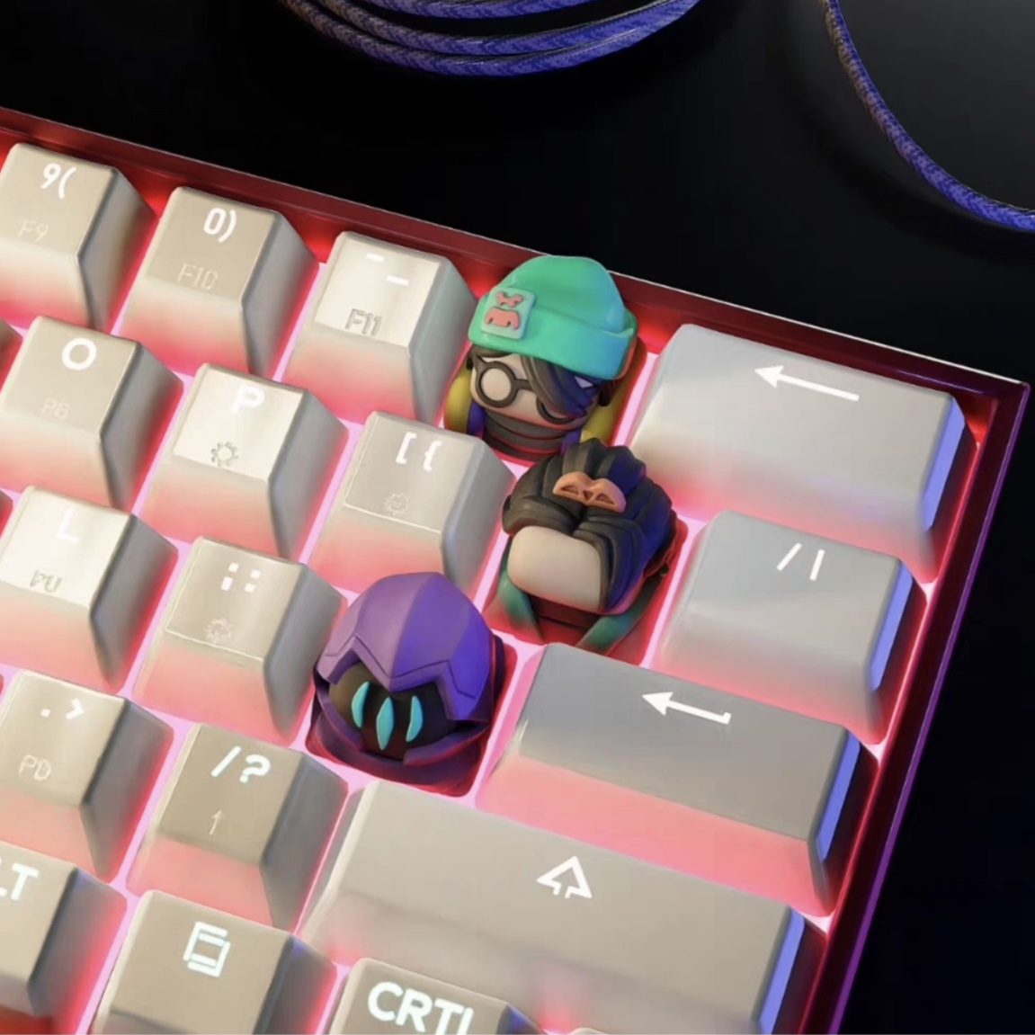 无畏契约键帽罗瓦兰特键帽游戏客制化键帽机械键盘创意3D立体键帽