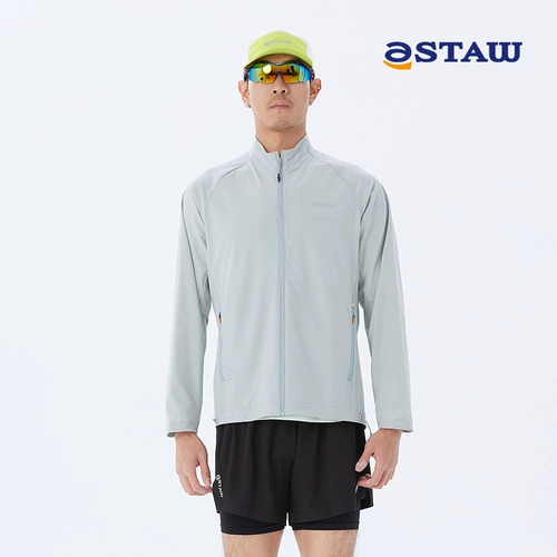 Ткань, ветрозащитная дорожная спортивная куртка для тренировок, для бега