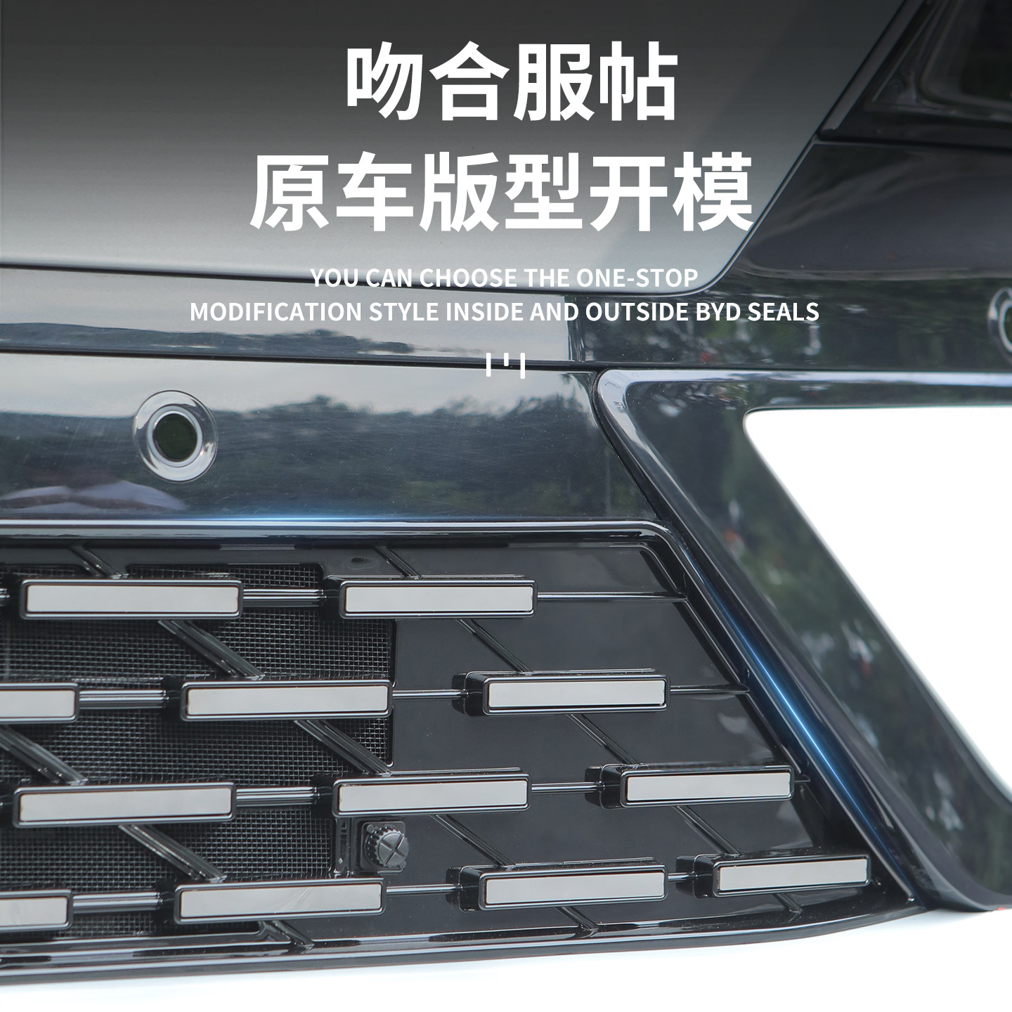 适用深蓝S09防虫网前杠保险杠进气网防尘罩无损安装专用改装配件,淘宝优惠券,粉丝福利购,淘宝优惠卷