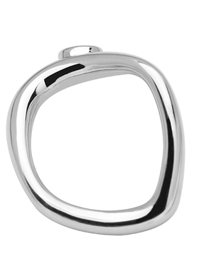 3E情侣铜镀白金日常原创设计戒指