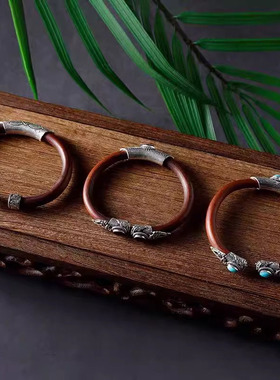 西藏天然鸡血藤手镯正品保证！