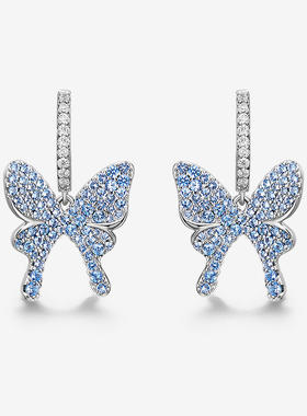 hefang何方贝母花花蝴蝶耳环项链